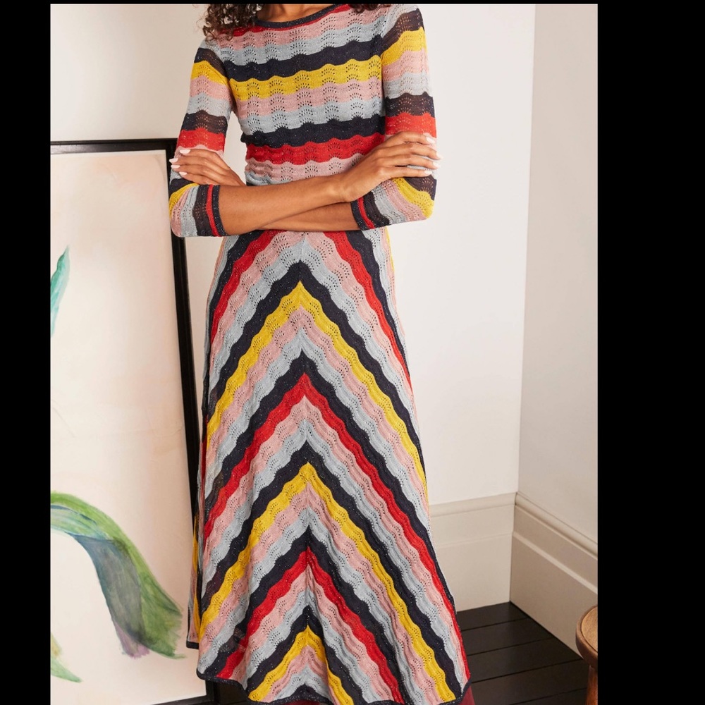 NWT Boden Helen Sparkle Dress Sz US 4